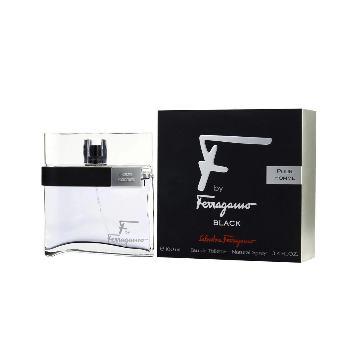 Salvatore Ferragamo F by Ferragamo Black EDT (H) 100ml