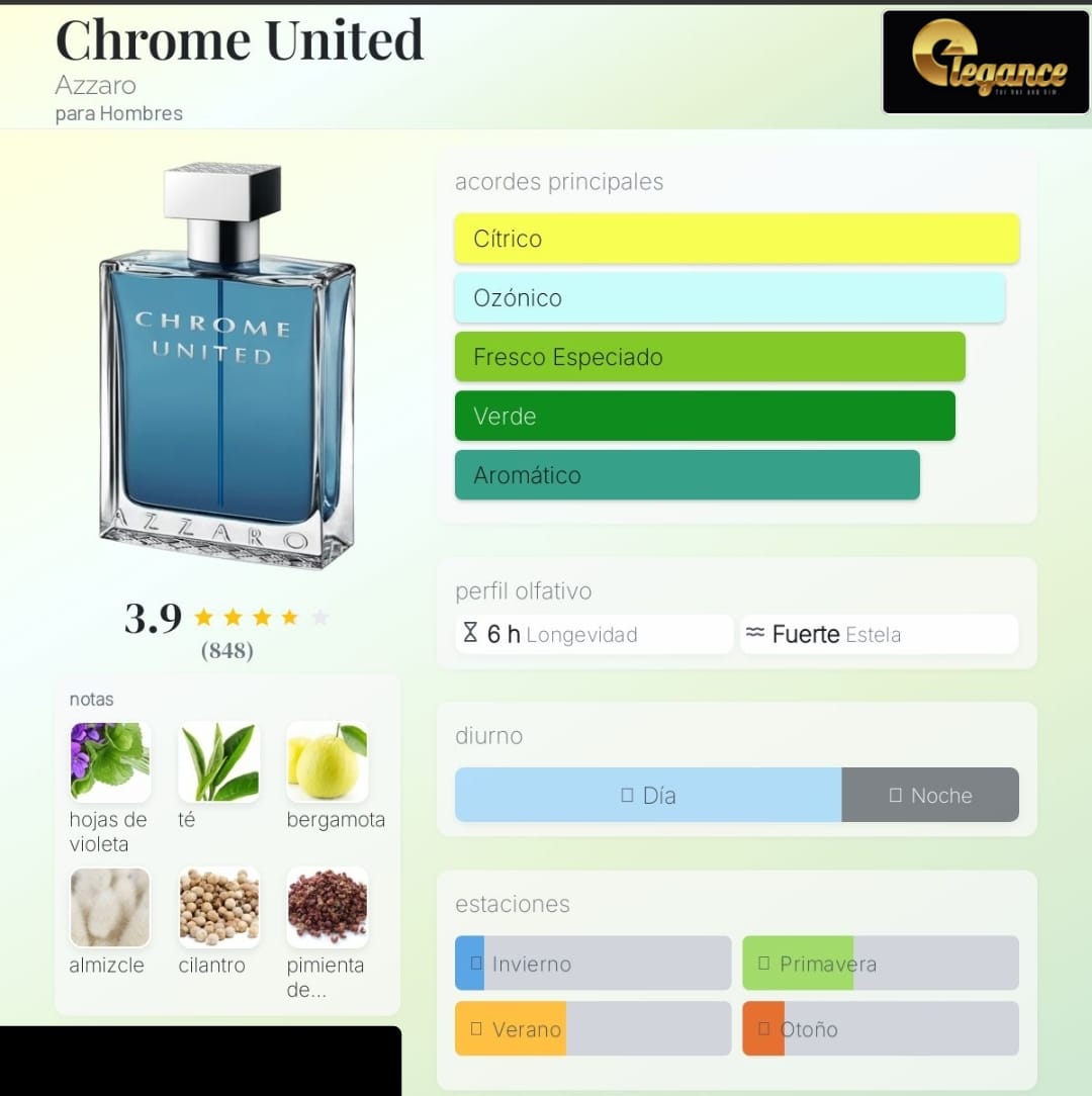 Azzaro Chrome United EDT (H) 100ml
