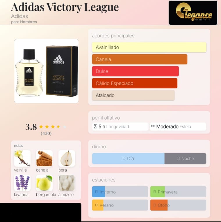 Adidas Victory League EDT (H) 100ml