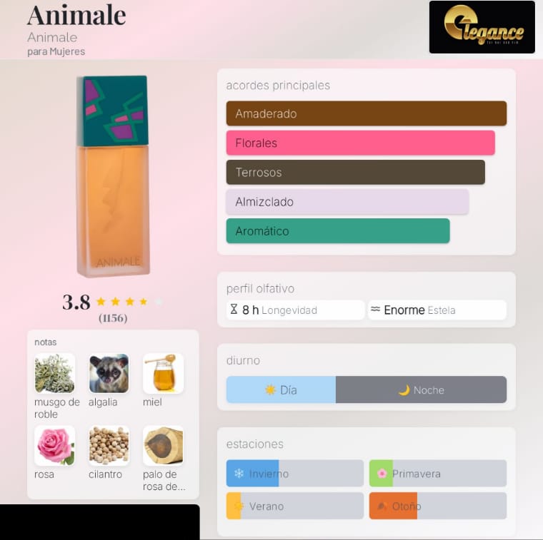 Animale Mujer EDP (M) 100ml