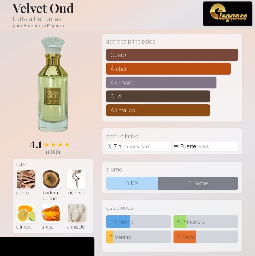 Lattafa Velvet Oud EDP (U) 100ml