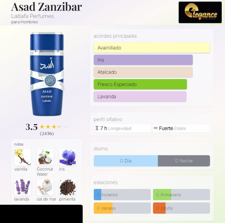 Lattafa Set Asad 5th Anniversary Edition 2pcs (H) Asad EDP 100ml; Asad Zanzibar EDP 100ml