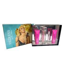 Paris Hilton Set Heiress 4 Pcs EDP (M) SP 100ml; MP 10ml; BL 90ml; SG 90ml
