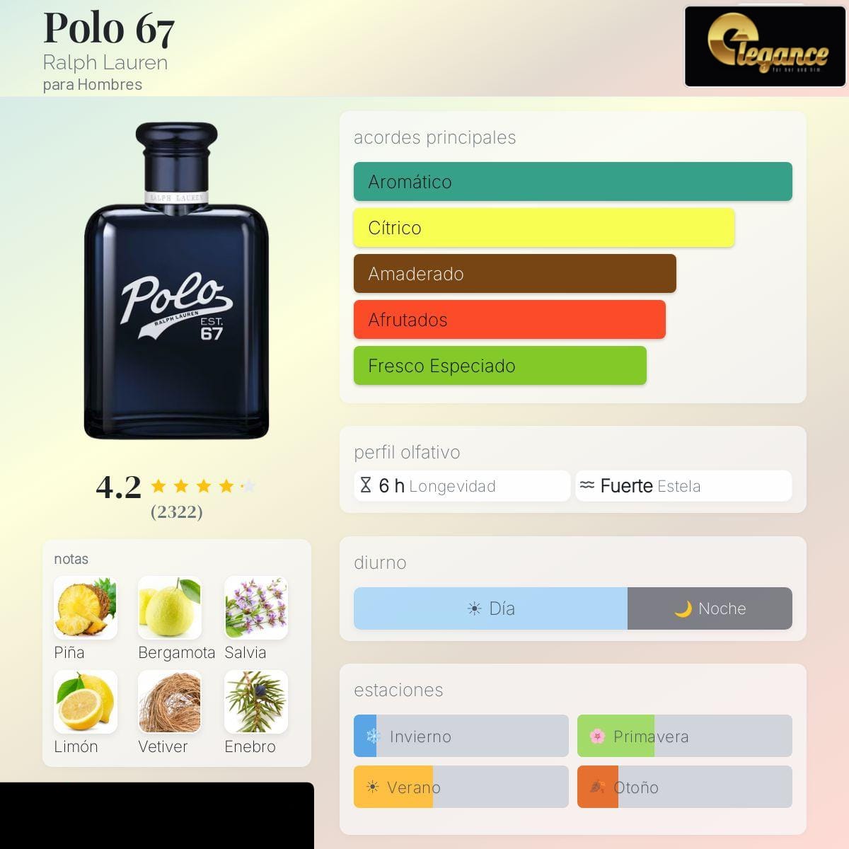 Ralph Lauren Polo 67 EDT (H) 125ml