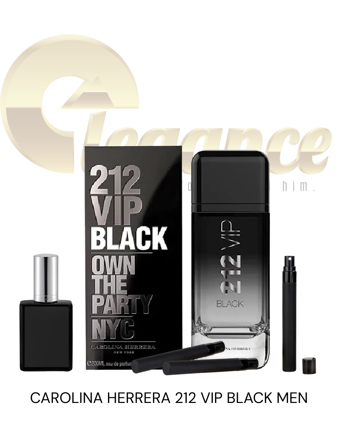Decants Carolina Herrera 212 VIP Black (H) EDP