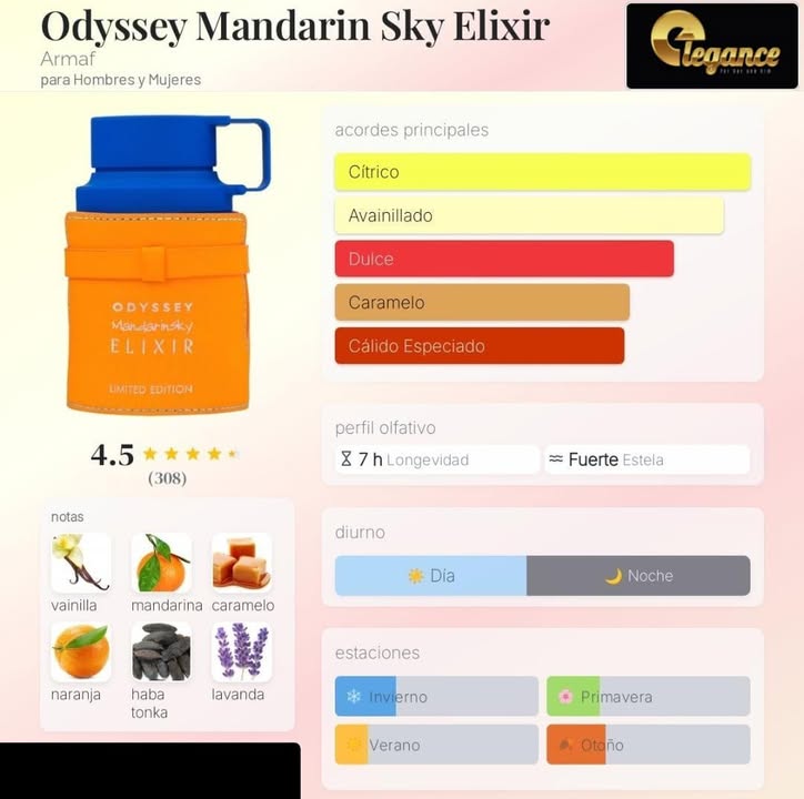 Armaf Odyssey Mandarin Sky Elixir EDP (U) 100ml
