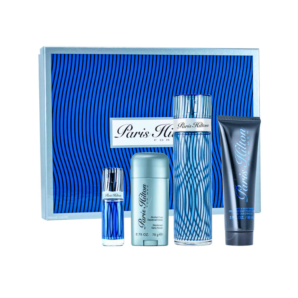 Paris Hilton Set Paris Hilton Men 4 Pcs EDP (H) SP 100ml; MP 10ml; BL 90ml; DS 78g