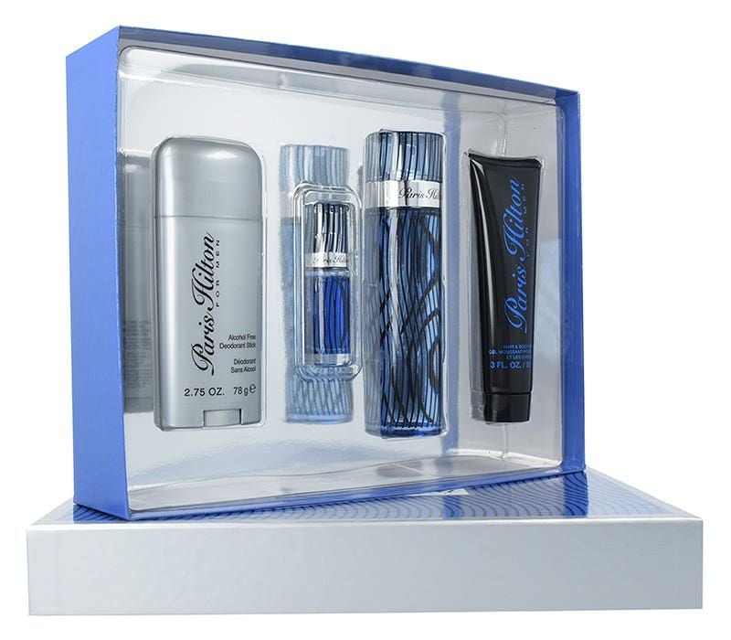 Paris Hilton Set Paris Hilton Men 4 Pcs EDP (H) SP 100ml; MP 10ml; BL 90ml; DS 78g