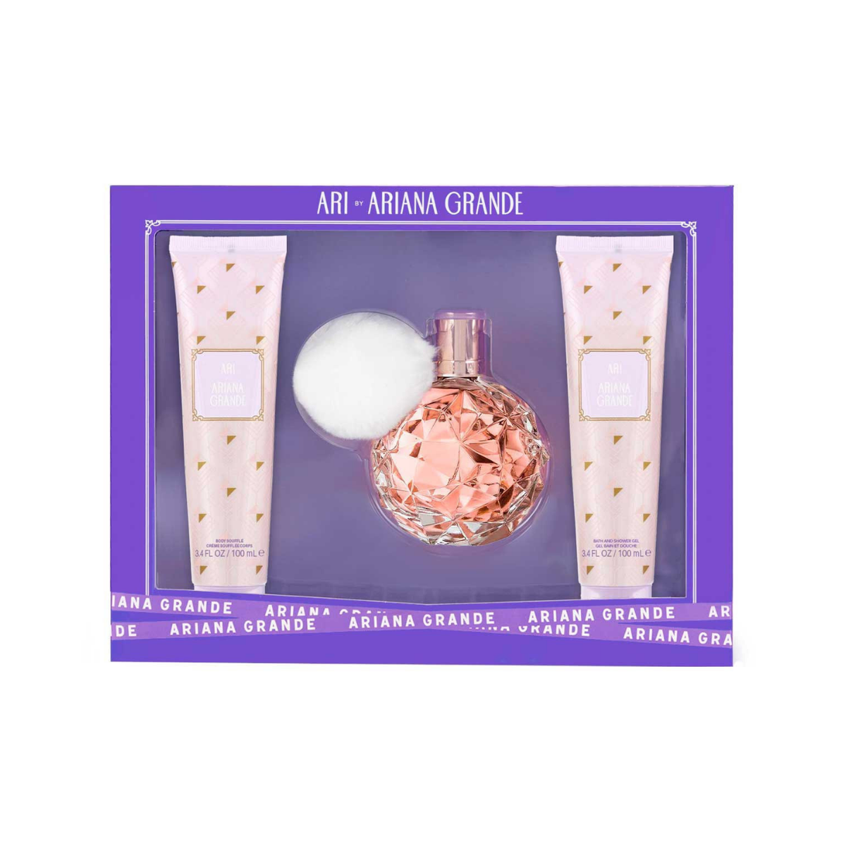 Ariana Grande Set Ari 3Pcs EDP (M) SP 100ml; BL 100ml; BS 100ml