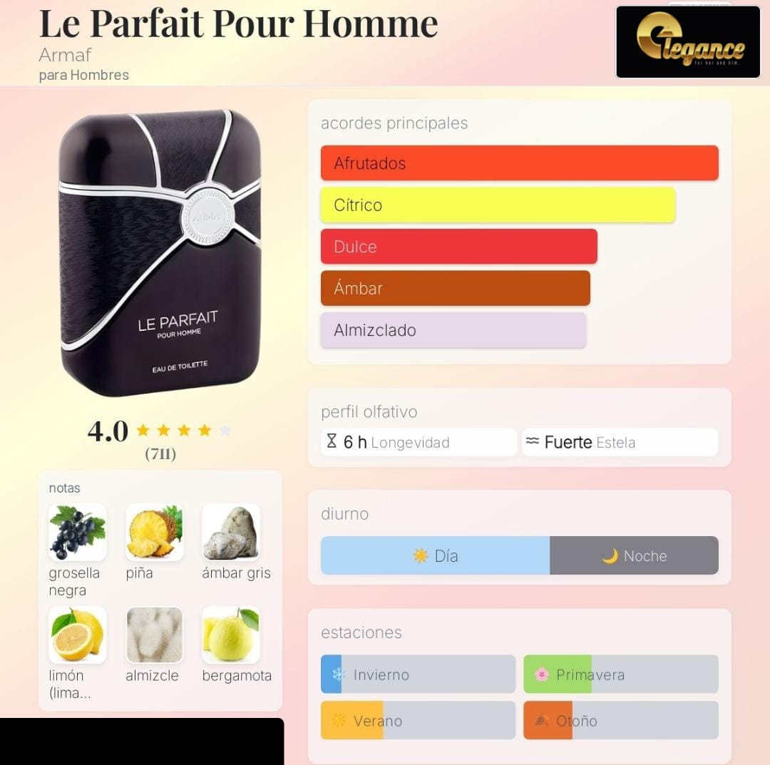 Armaf Le Parfait Pour Homme EDP (H) 100ml