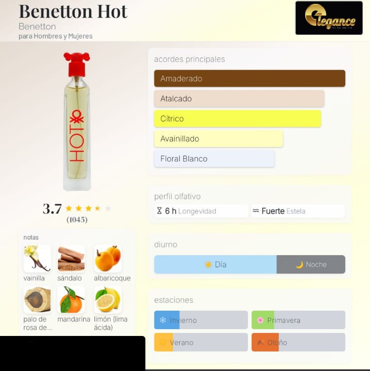 Benetton Hot EDT (U) 100ml