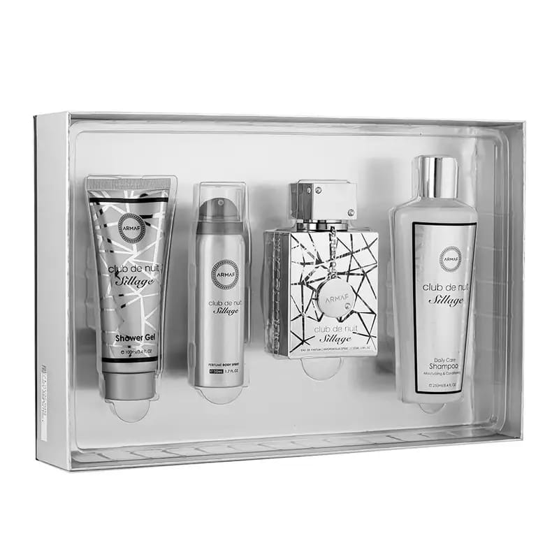 Armaf Set Club de Nuit Sillage 4 PCS EDP (U) ;SP 105 ml; SG 100 ml; BS de 50 ml; Sh 250 ml.