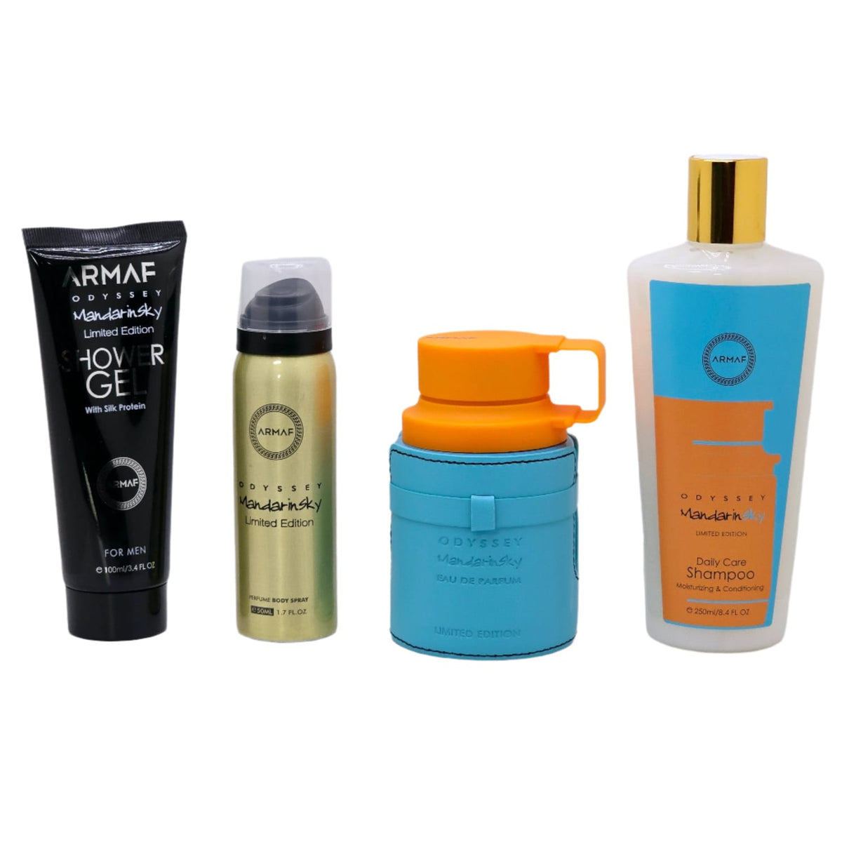 Armaf Set Odyssey Mandarin Sky EDP 4 PCS (H);SP 105ml; Sh 250ml; BS 50ml; SG 100ML