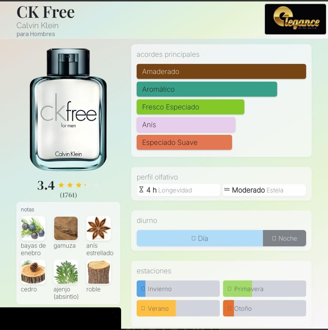 Calvin Klein CK Free EDT (H) 100ml