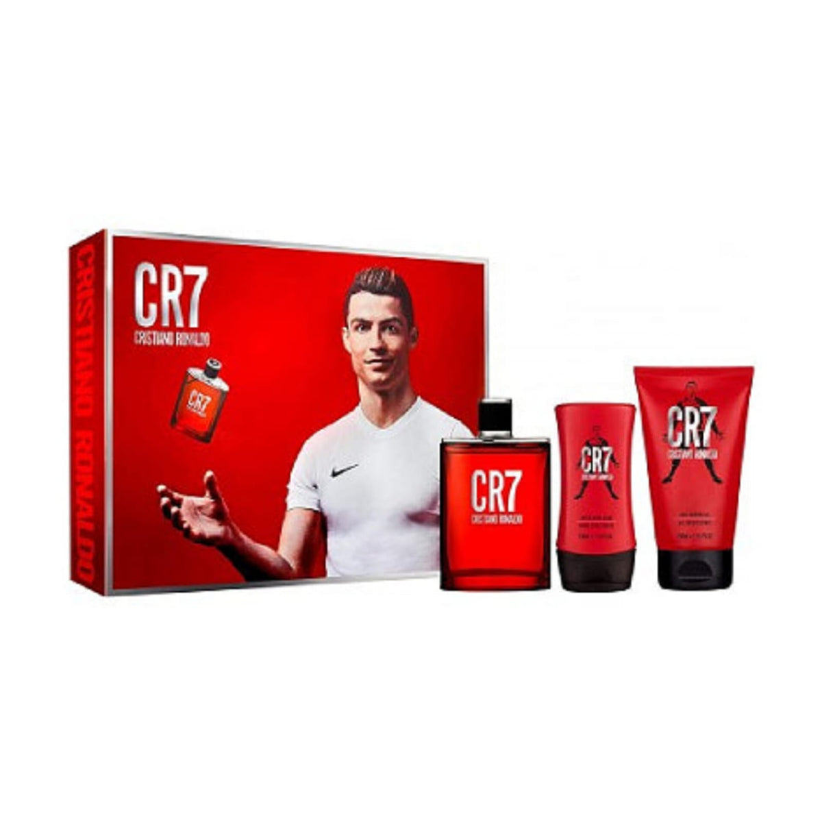 Cristiano Ronaldo Set CR7 3PCS EDT (H); SP 100ml; BS 150ml; SG 150ml