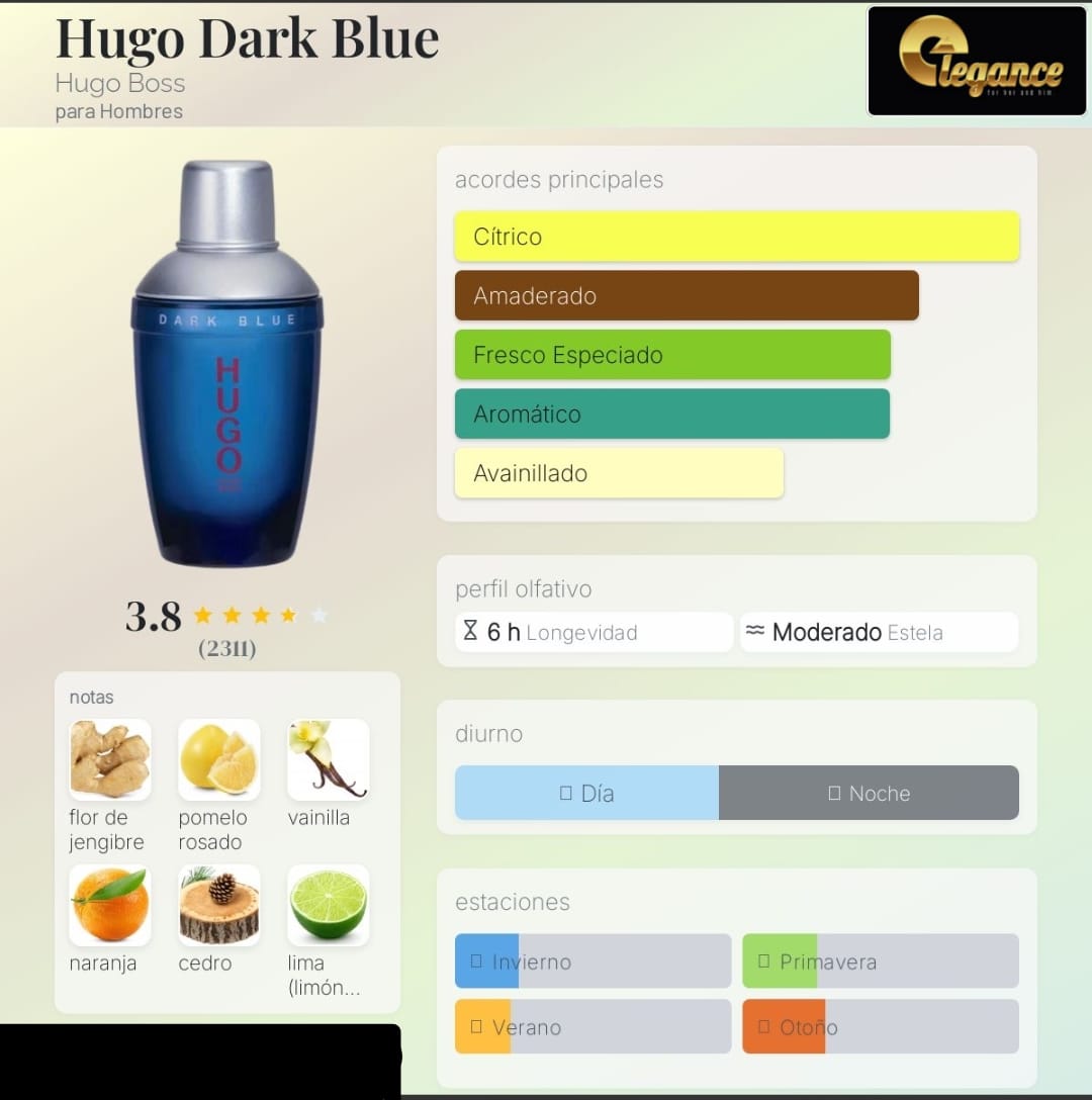 Hugo Boss Dark Blue EDT (H) 75ml