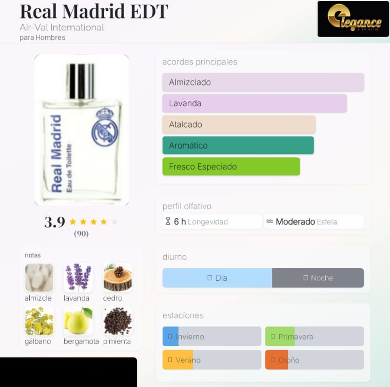 Air Val Real Madrid Futbol Club EDT (H) 100ml