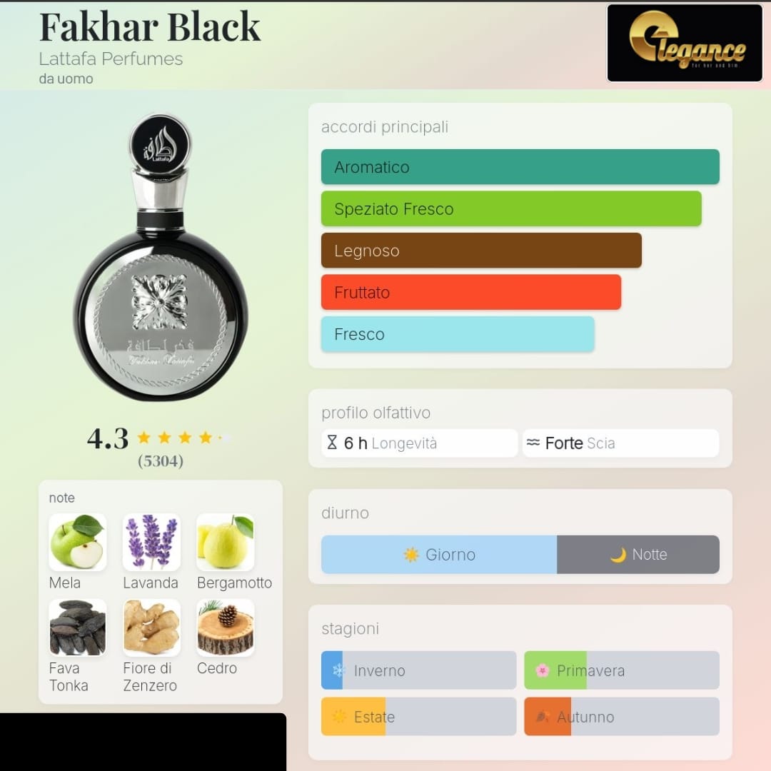 Lattafa Fakhar Black EDP (H) 100ml