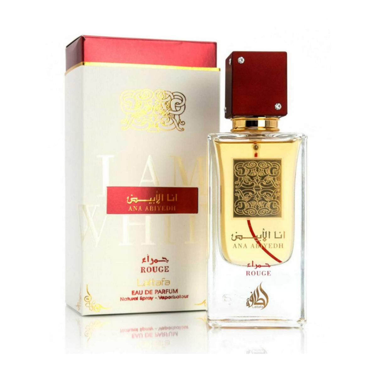 Lattafa Ana Abiyedh Rouge EDP (U) 60ml