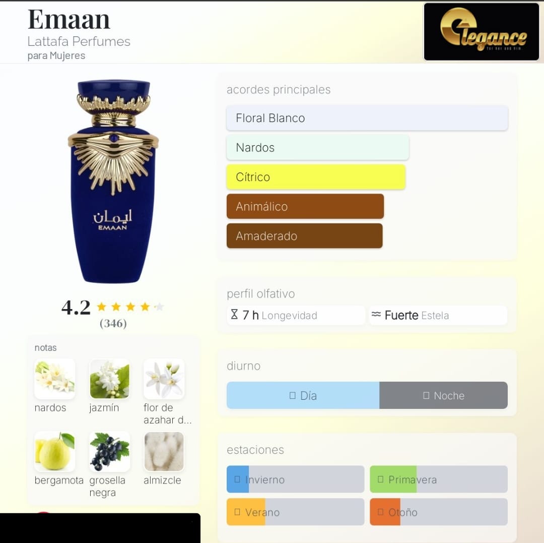 Lattafa Emaan EDP (M) 100ml