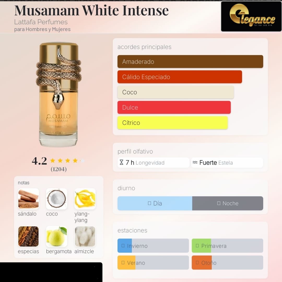 Lattafa Musamam White Intense EDP (U) 100ml