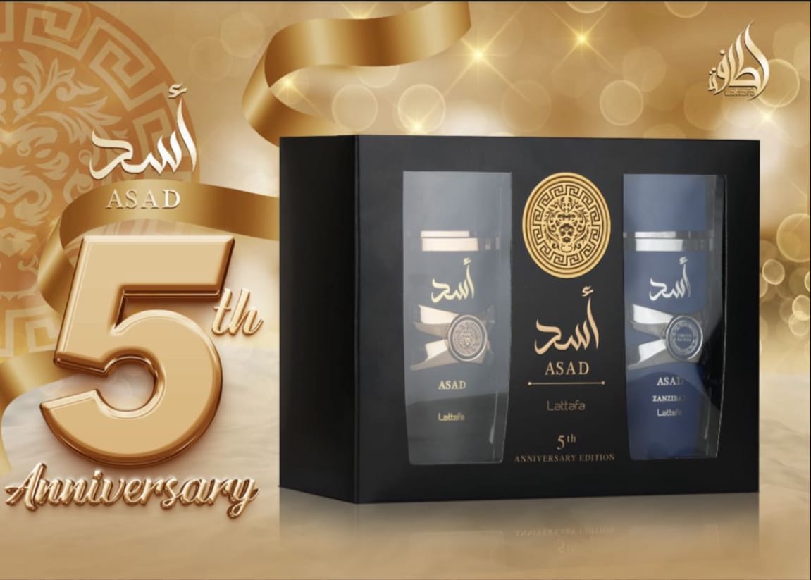 Lattafa Set Asad 5th Anniversary Edition 2pcs (H) Asad EDP 100ml; Asad Zanzibar EDP 100ml