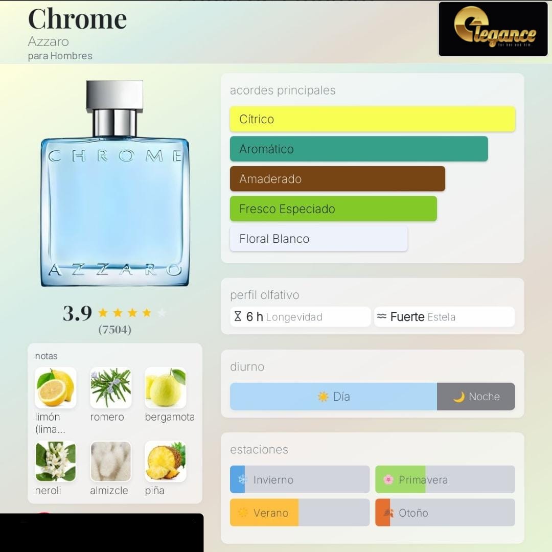 Azzaro Chrome EDT (H) 200ml