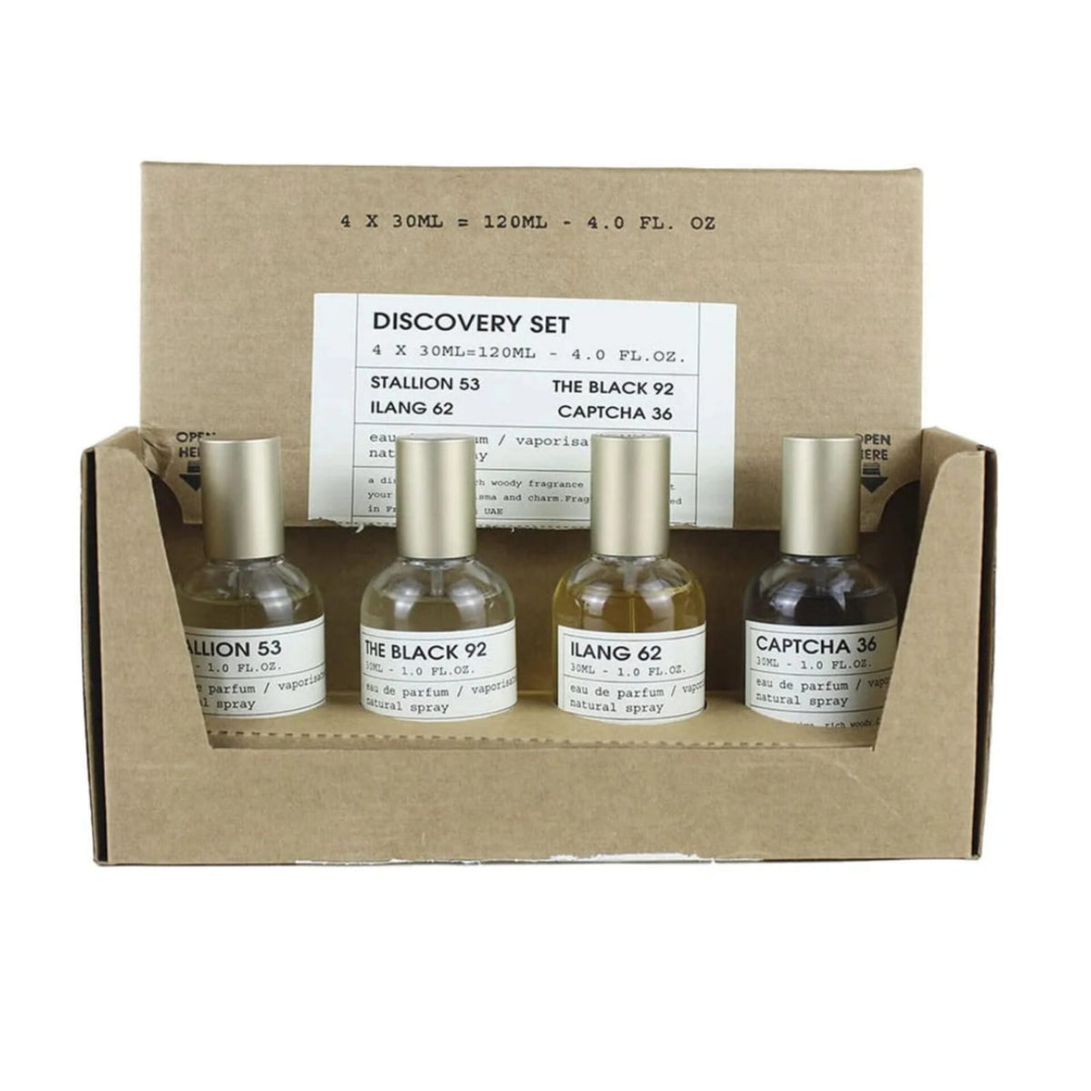 Emper Discovery Mini Set (4PC) EDP (U) 30ml C/U : Stallion 53; The Black 92; Ilang 62; Captcha 36