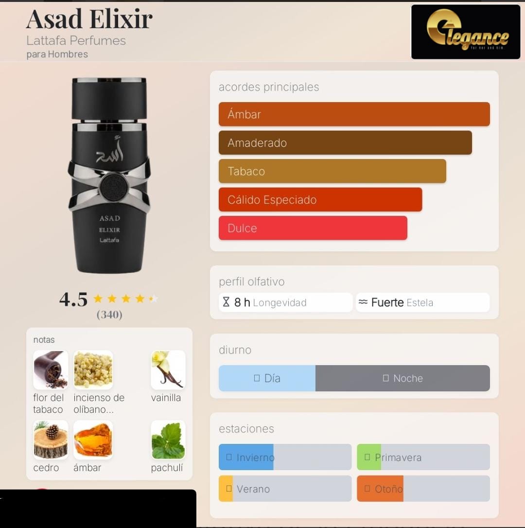 Lattafa Asad Elixir EDP (H) 100ml
