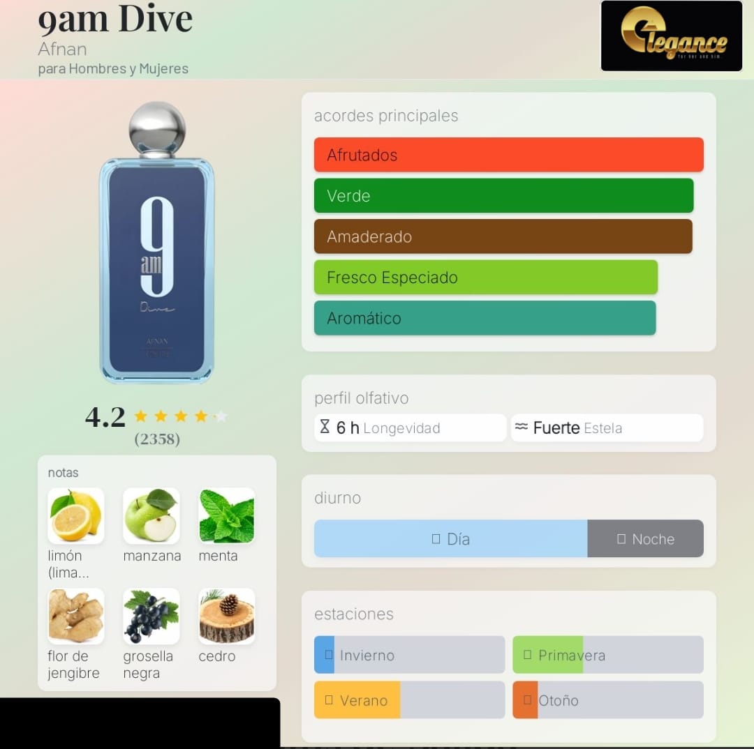 Afnan Set 9am Dive EDP (U) 100ml: SP 100ml; SG 150ml; DS 150ml
