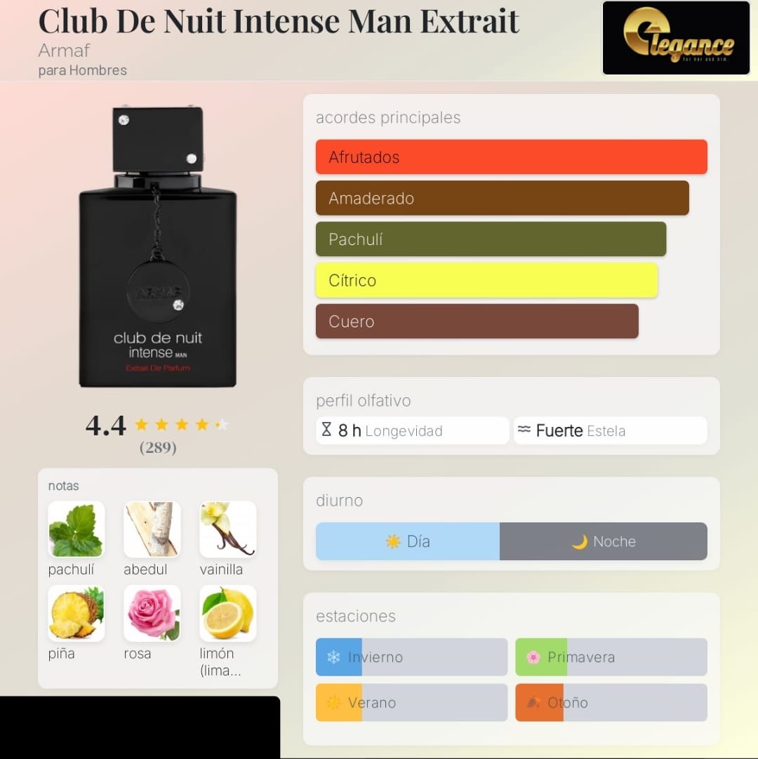 Armaf Club De Nuit Intense Man Extrait De Parfum Concentrated  (H) 75ml