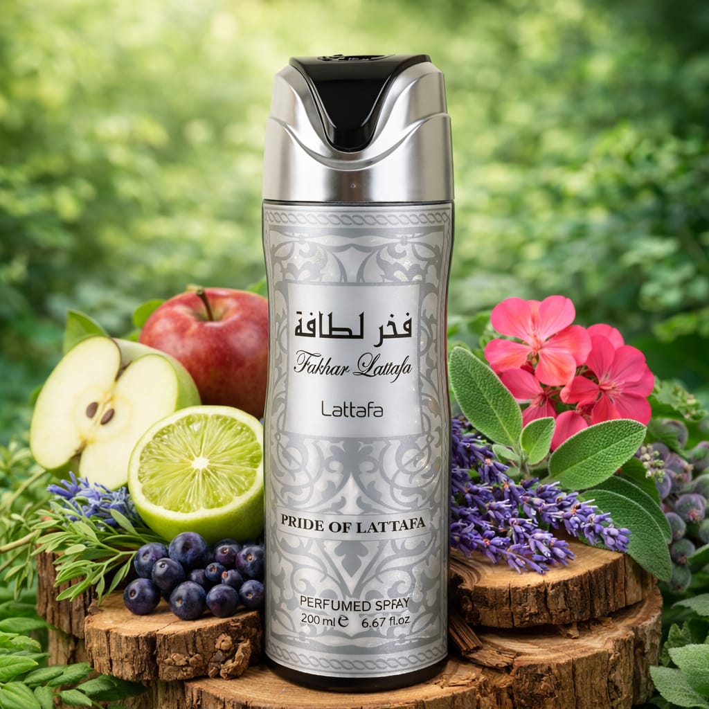 Lattafa Body Spray Fakhar Bkack (H) 200ml