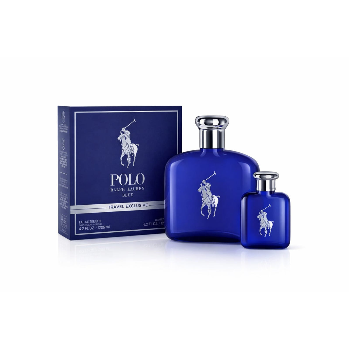 Ralph Lauren Polo Blue EDT  2pcs (H) 125ml: PS 100ml; VS 15ml