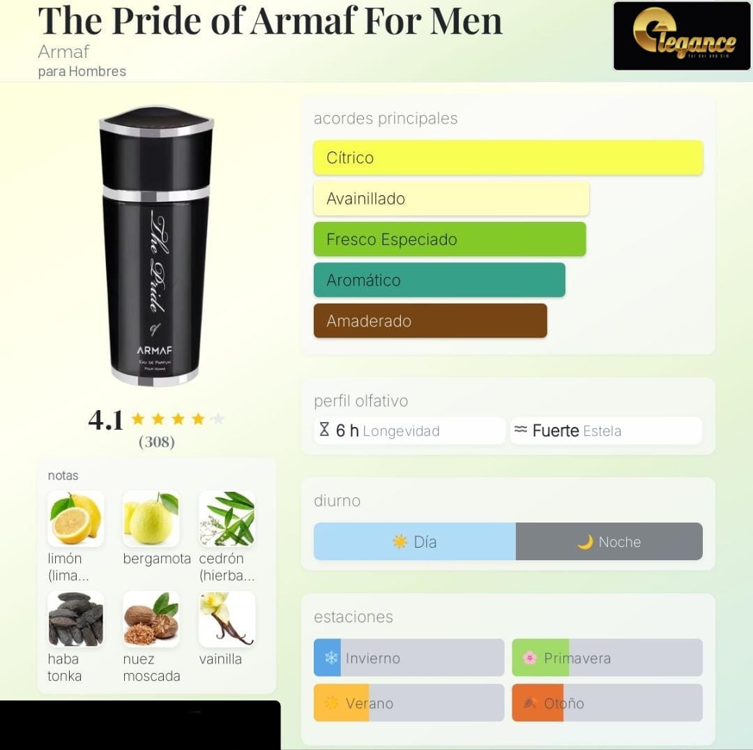 Armaf The Pride of Armaf EDP (H) 100ml - Imagen 4