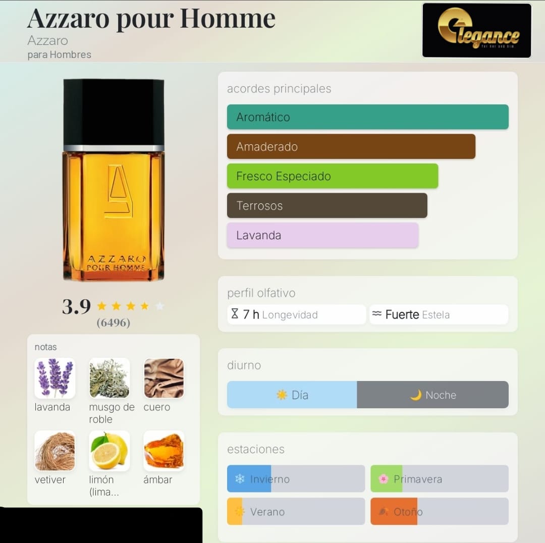 Azzaro Pour Homme EDT (H) 200ml - Imagen 4