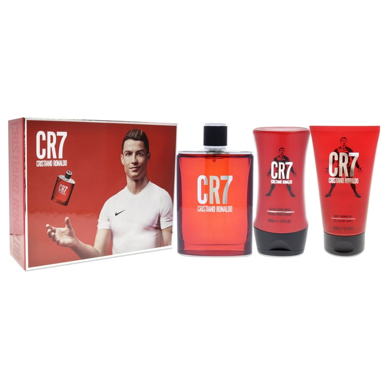Cristiano Ronaldo Set CR7 3PCS EDT (H); SP 100ml; BS 150ml; SG 150ml - Imagen 2