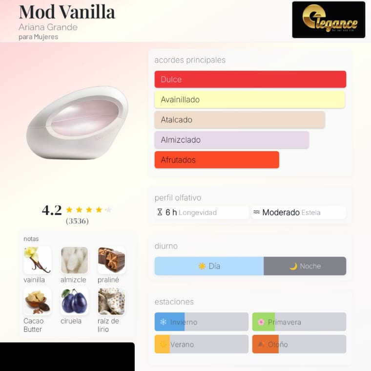 Ariana Grande Mod Vanilla EDP (M) 100ml - Imagen 4