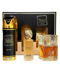 Lattafa Set Khamrah 3 Pcs EDP (U) SP 100ml; BS 200; HM 50ml