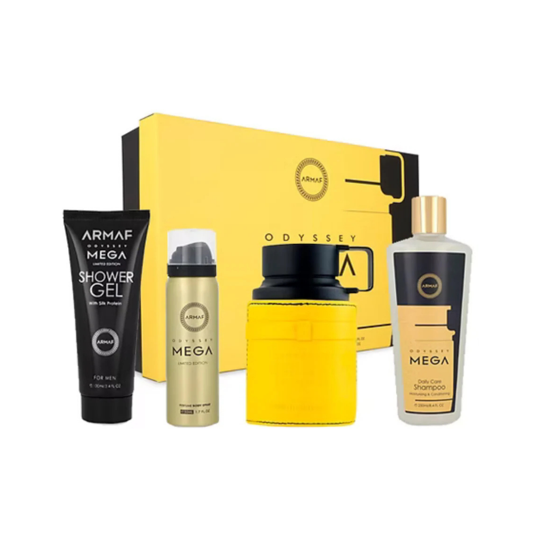 Armaf Set Odyssey Mega 4pcs (H) SG 100ml; PBS 50ml; EDP 100ml; S 250ml