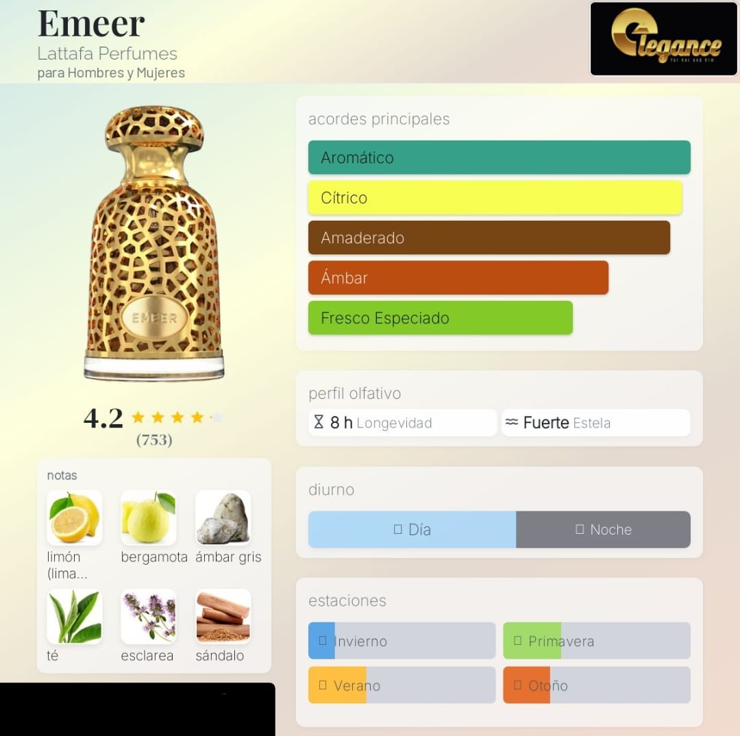 Lattafa Emeer EDP (U) 100ml - Imagen 4