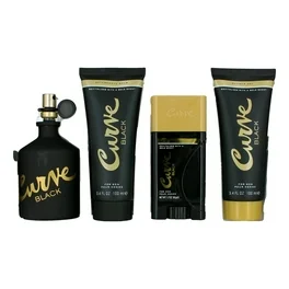 Liz Claiborne Set Curve Black EDC 4 Pcs (H) SP 125ml; AS 100ml; SG 100ml; DS 50g - Imagen 3