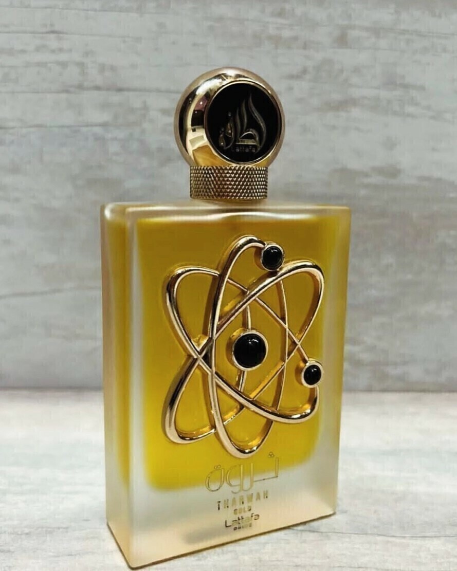 Lattafa Tharwah Gold EDP (M) 100ml - Imagen 3
