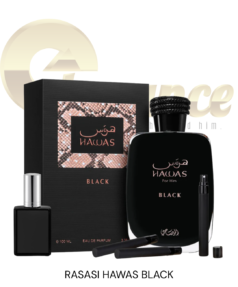 Decants Rasasi Hawas Black (H) EDP