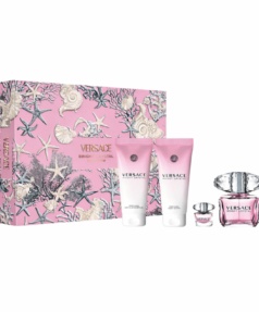 Versace Set Bright Crystal EDT 4Psc (M) 90ml: SP 90ml;SG 100ml; BL 100ml; MP 5ml
