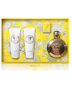 Versace Set Eros Pour Femme EDP 4Pcs (M) 100ml: SP 100ml; SG 100ML; Bl 100ml; MP 5ml