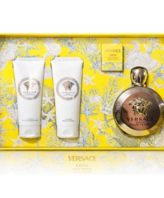 Versace Set Eros Pour Femme EDP 4Pcs (M) 100ml: SP 100ml; SG 100ML; Bl 100ml; MP 5ml