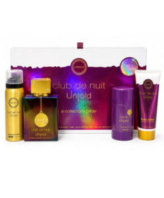 Armaf Set Club de Nuit Untold EDP 4Pcs (U) 105ml; PS 105ml; BL 100ML; BS 50ML; DS 75G
